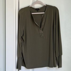 Banana Republic Army green XL top